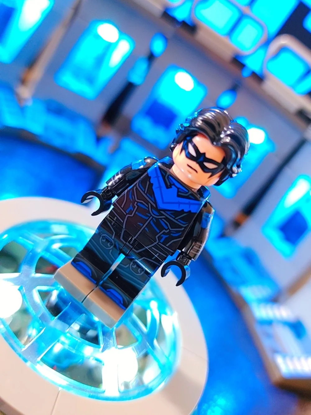 Batman Nightwing Minifigure Lego Compatible